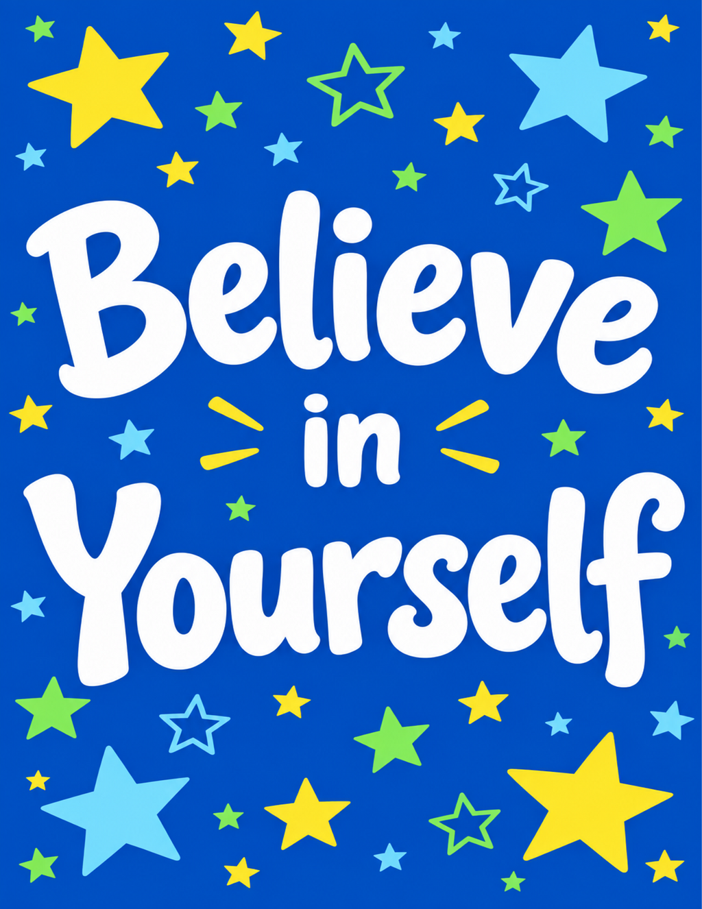 Motivational Classroom Posters Bundle - 12 Printable Positive Affirmation Posters for Elementary Classrooms - Instant Download
