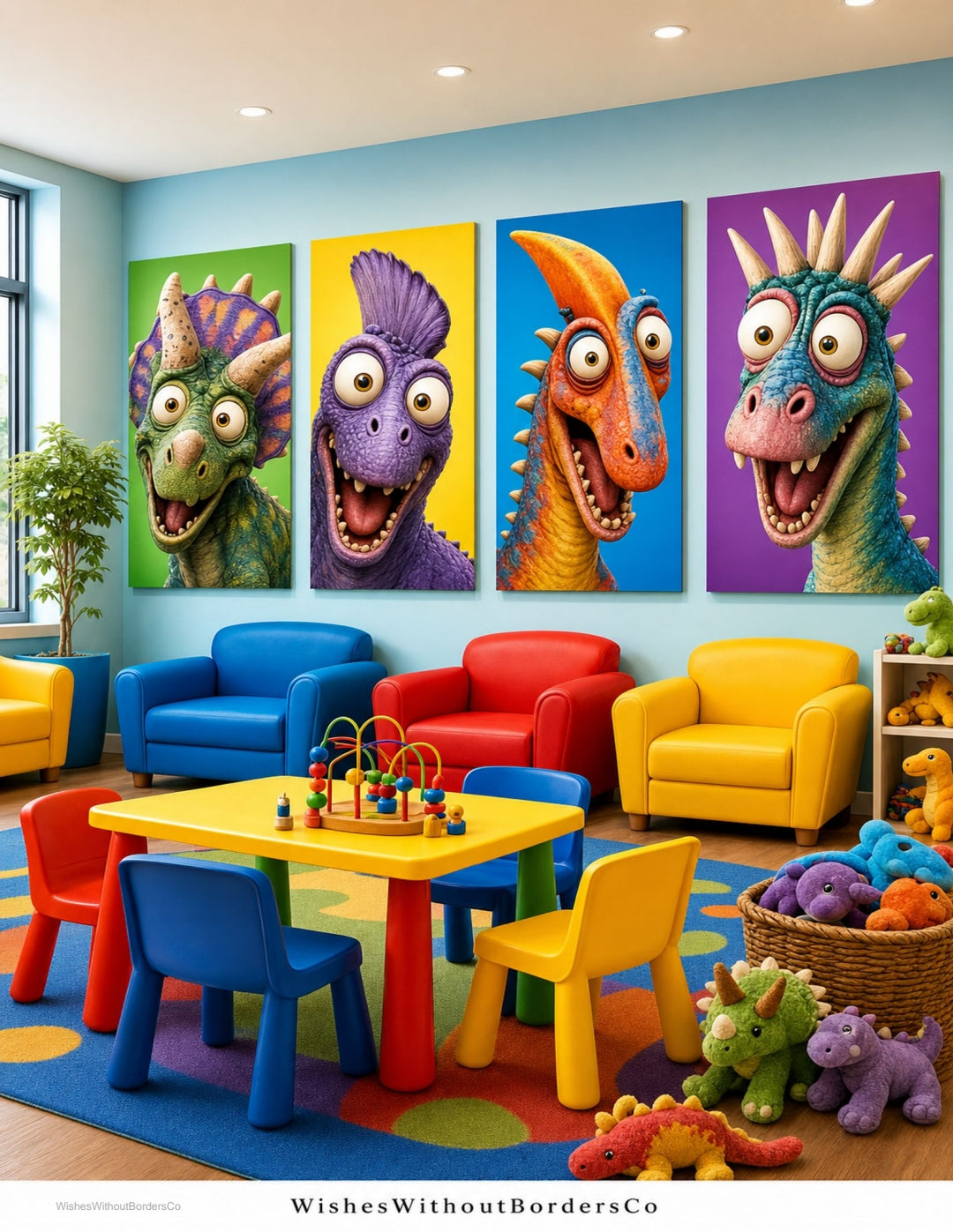 10 Dinosaurs with the Weirdest Heads | Educational Poster Set for Kids