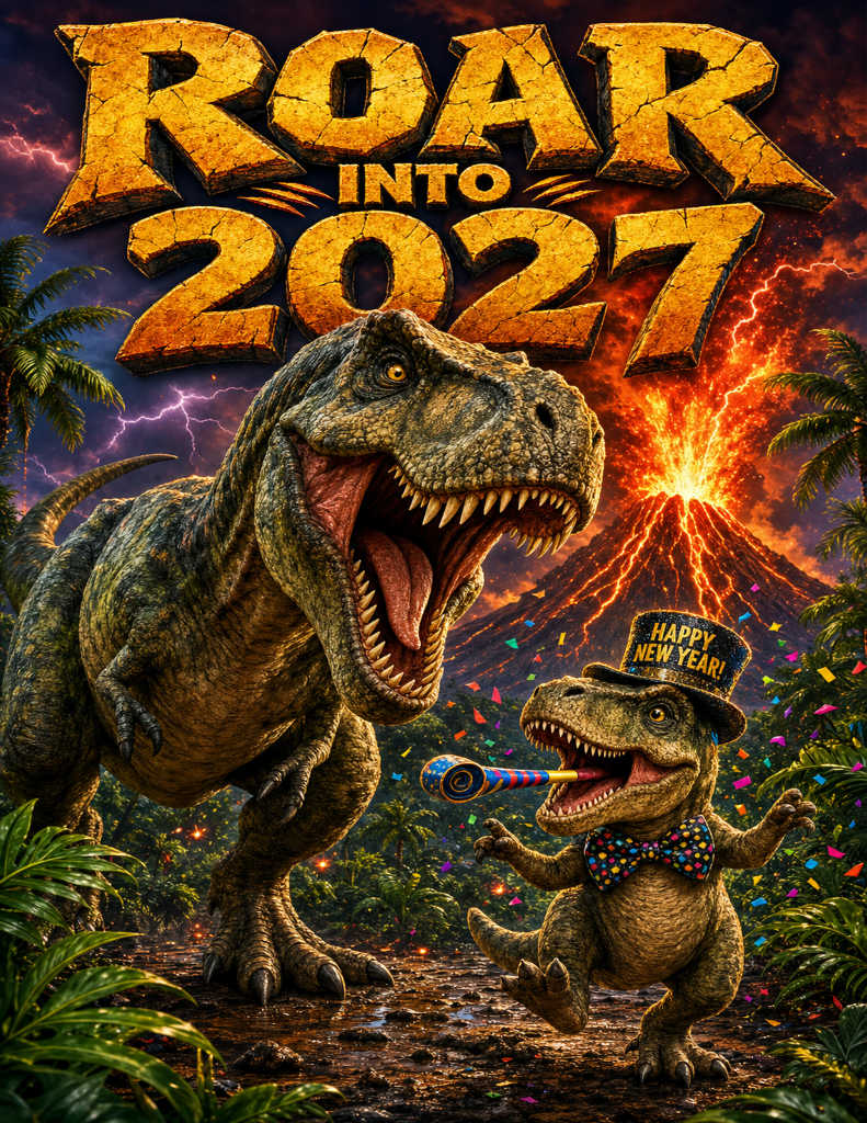 Roaring Seasons Classroom Decor Pack — Dino Holiday Posters (Set of 5 + Bonus)