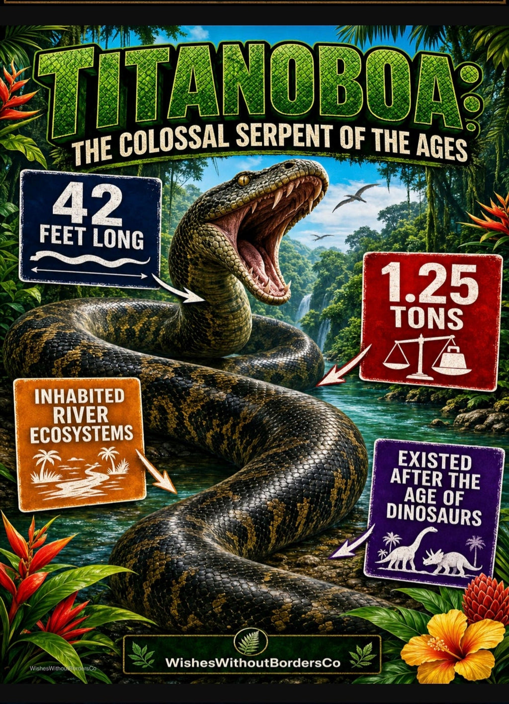 10 Prehistoric Animals That Aren't Dinosaurs | Educational Poster Set for Kids