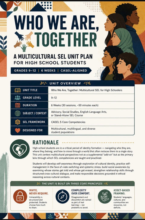 SEL 6 Weeks Curriculum, titled 