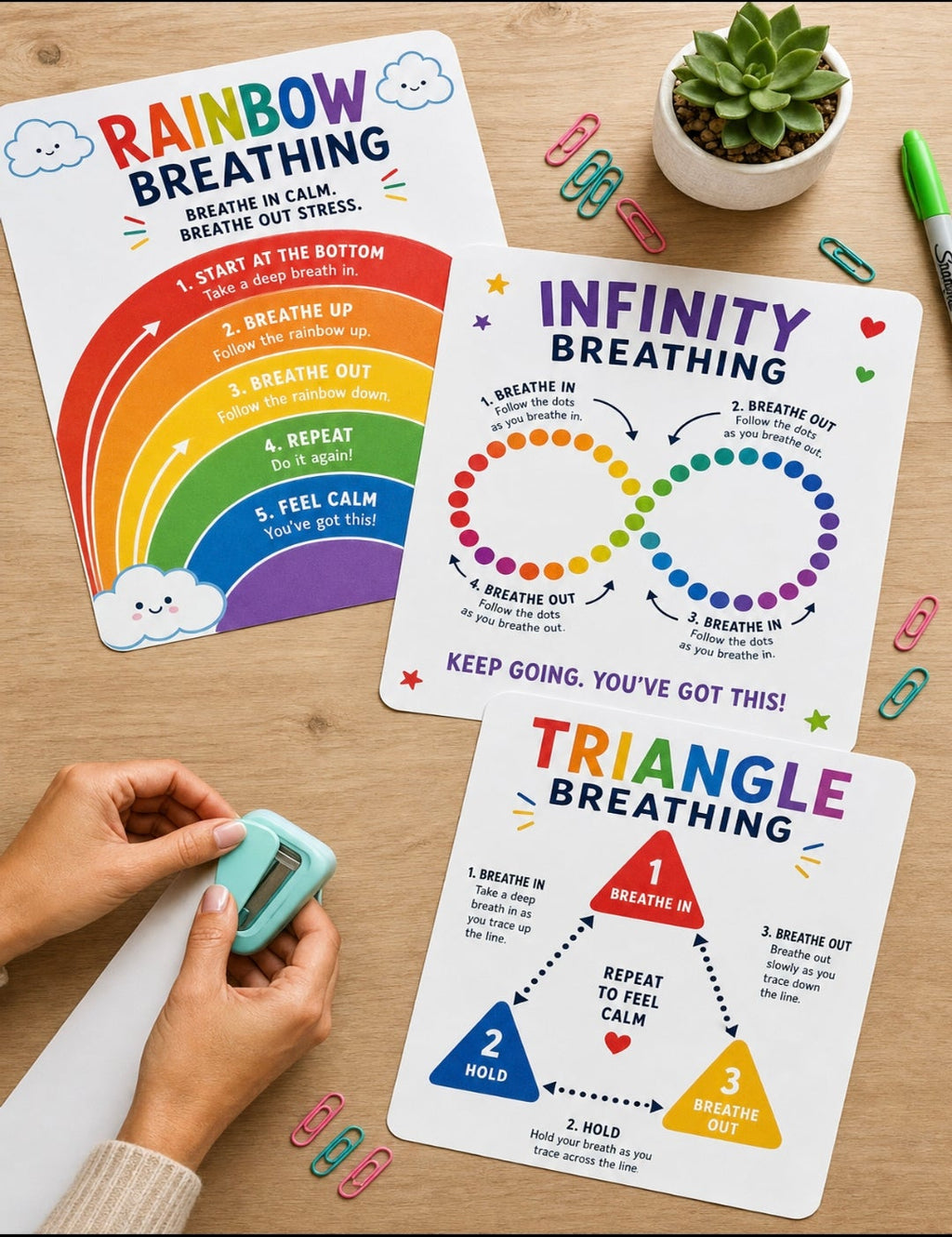 Calm Corner SEL Poster Set | 15 English Printable Posters | Social Emotional Learning Classroom Decor | School Counselor Resources | Growth Mindset & Coping Skills