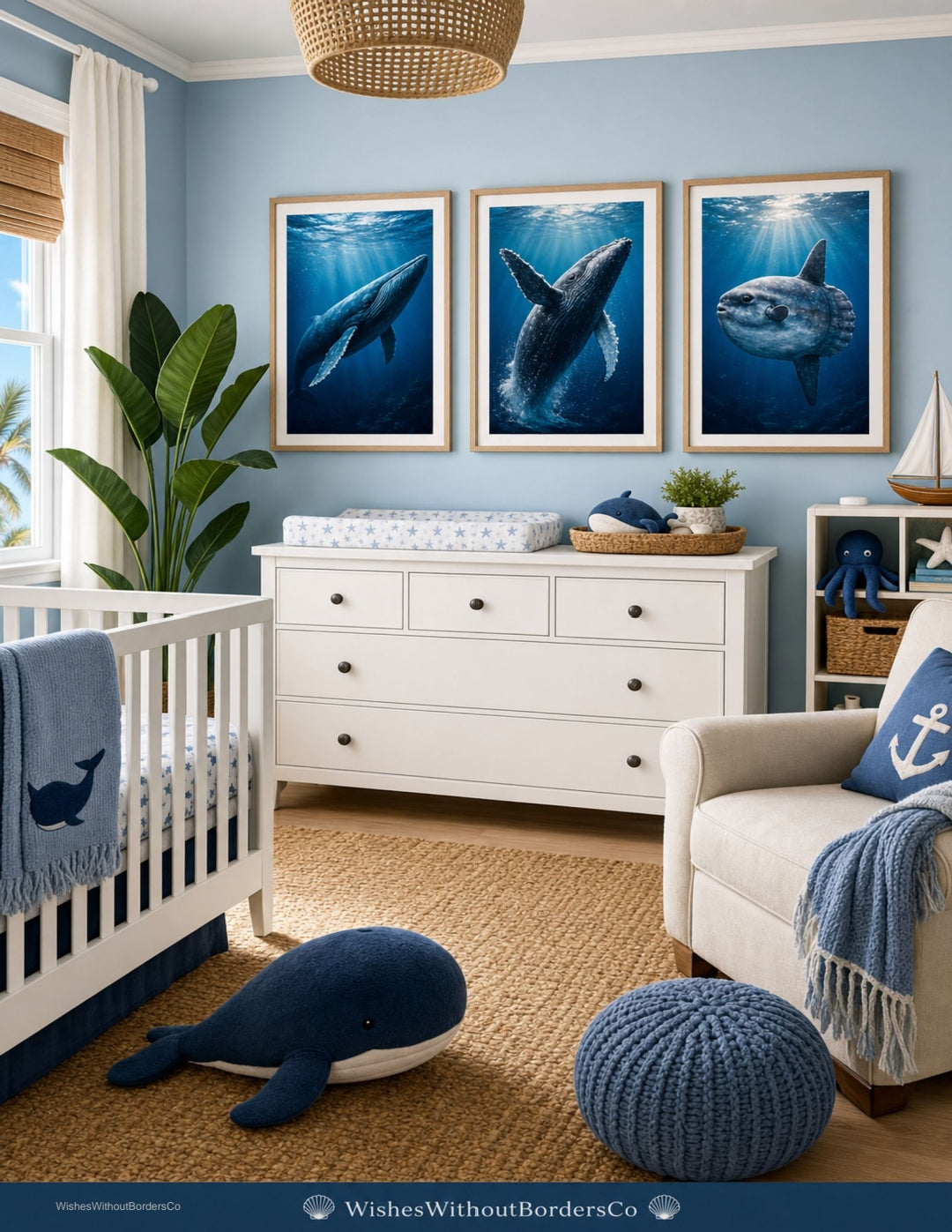 10 Ocean Giants: The Biggest Animals Ever | Educational Poster Set for Kids