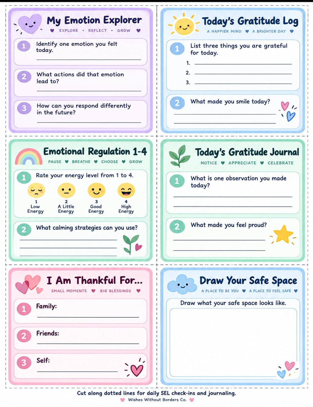 Back to School SEL Classroom Decor Bundle - Pastel Edition Printable(pdf/png)