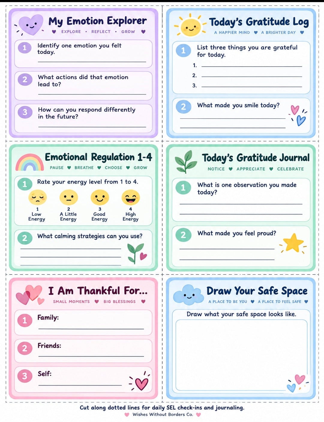 Back to School SEL Classroom Decor Bundle - Pastel Edition Printable(pdf/png)