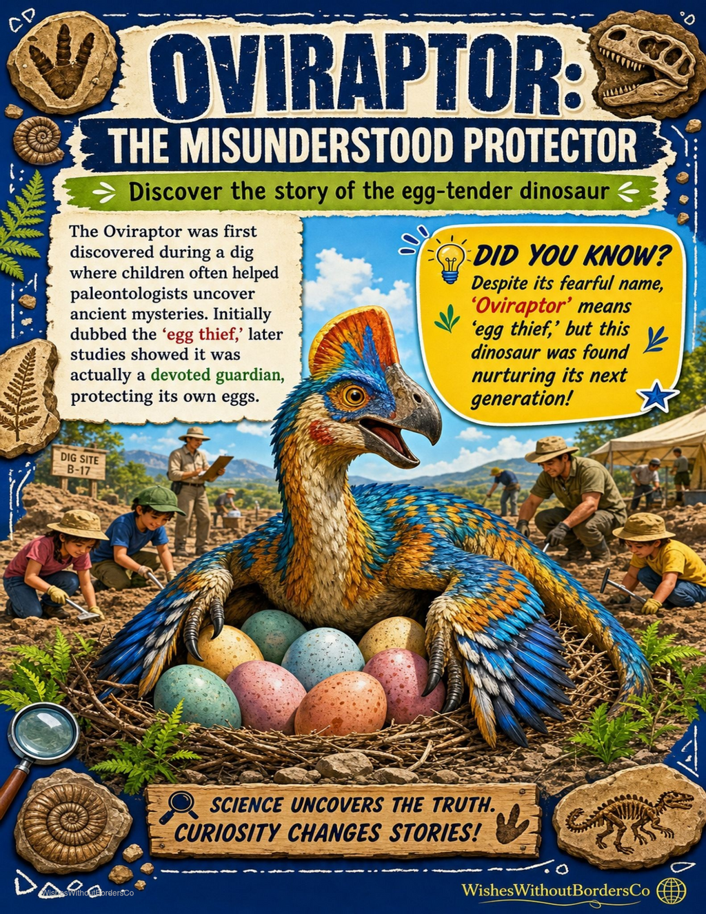 10 Dinosaurs That Could Fly (or Glide) | Educational Poster Set for Kids