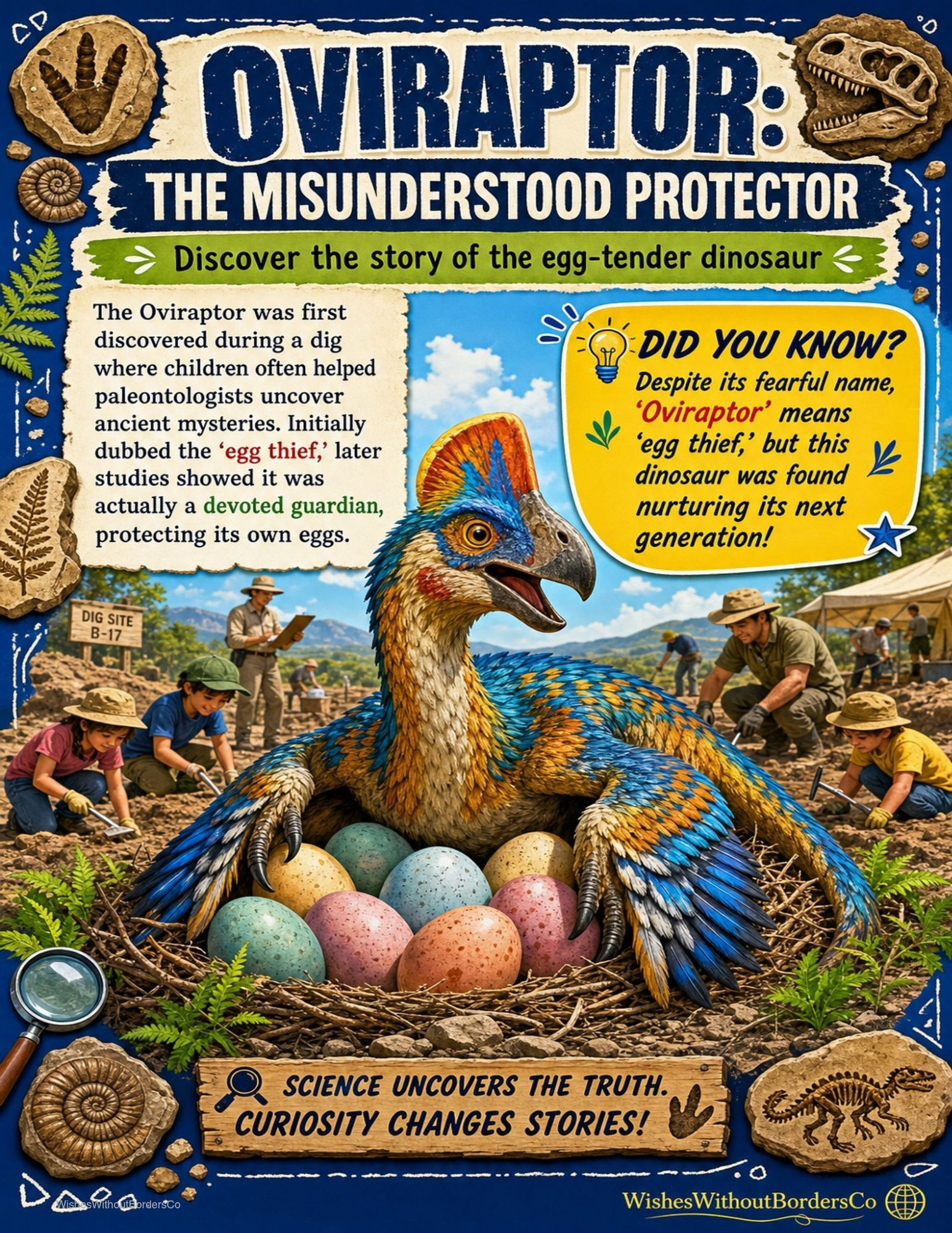 10 Dinosaurs That Could Fly (or Glide) | Educational Poster Set for Kids
