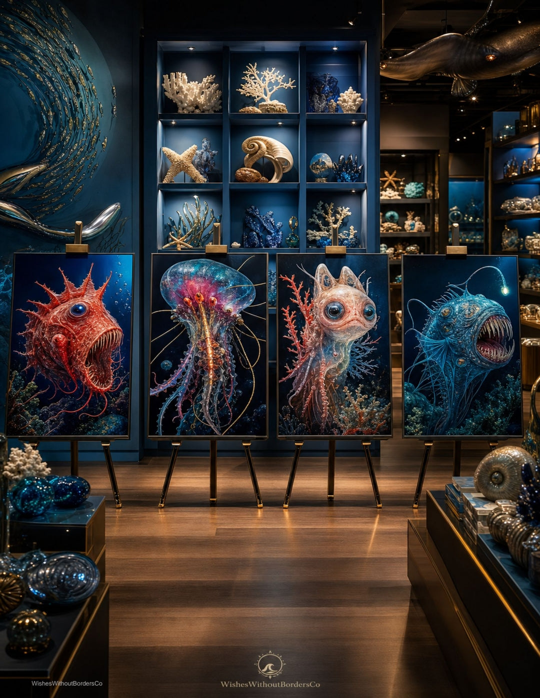 10 Deep Sea Weirdos: A Journey Into the Abyss | Educational Poster Set for Kids