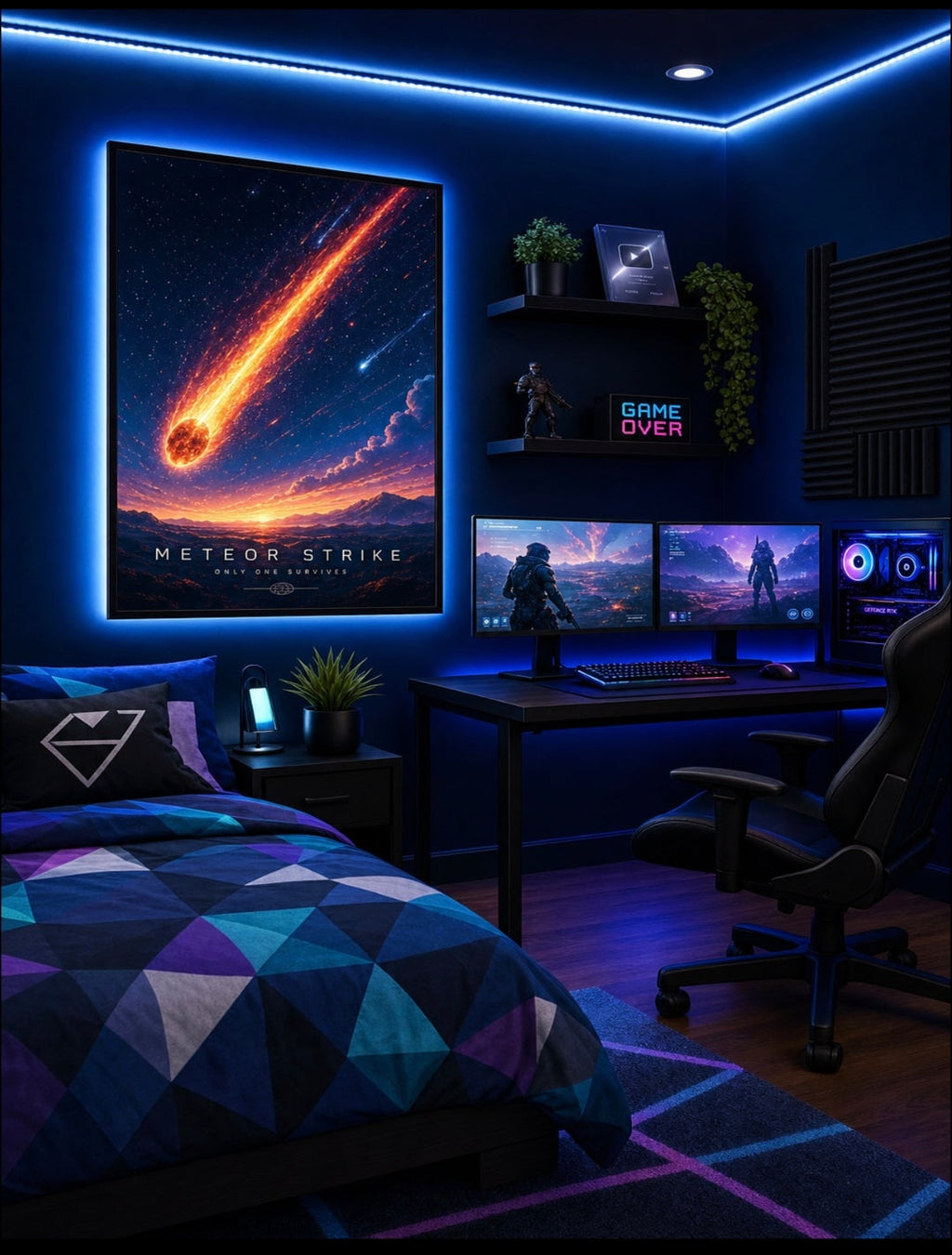 Epic Nature & Cosmic Phenomena Wall Art Bundle — 10 High-Resolution Digital Prints | Printable Poster Set | Cinematic Home Decor