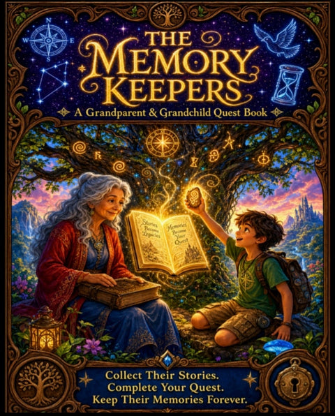 The Memory Keepers Quest Book — Family Storytelling & Activity Journal (Digital PDF)