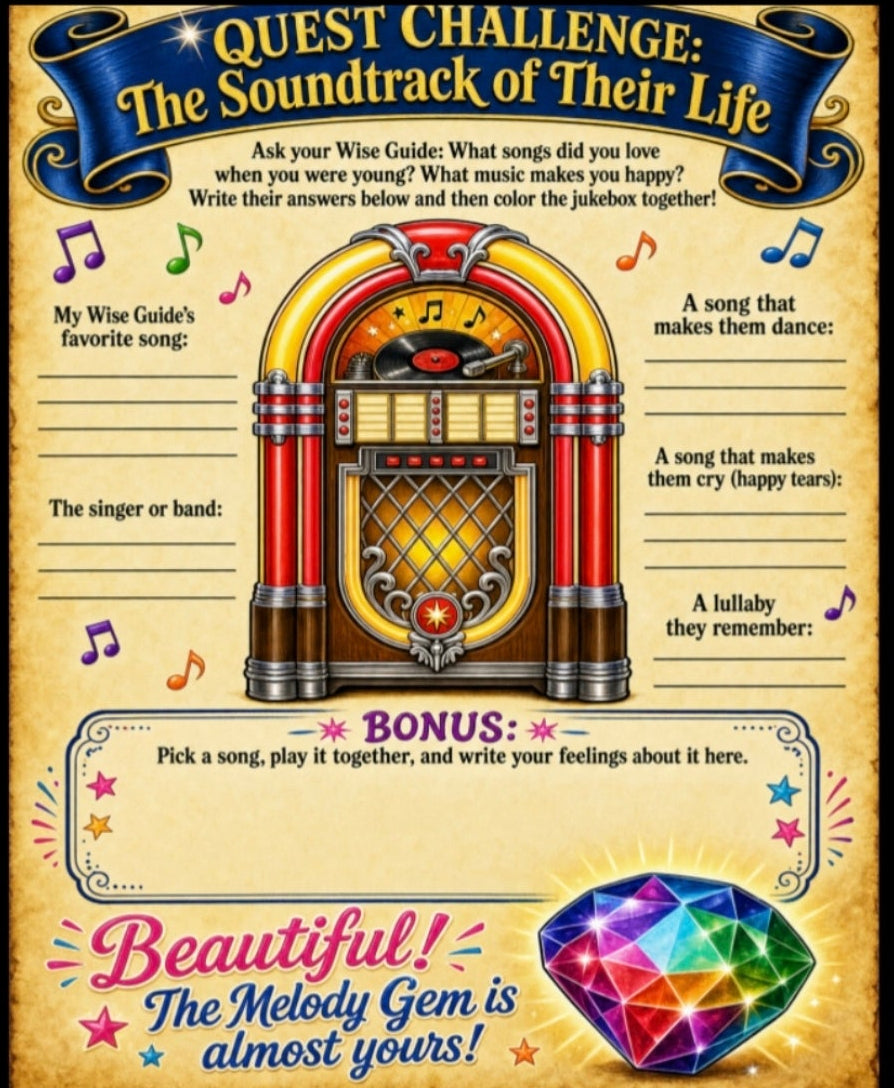 The Memory Keepers Quest Book — Family Storytelling & Activity Journal (Digital PDF)