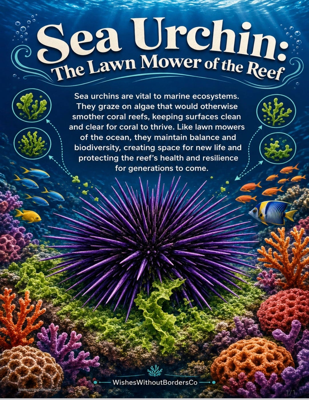 10 Animals That Clean the Ocean Printable Poster Set | Educational Marine Life Classroom Decor | Homeschool Science