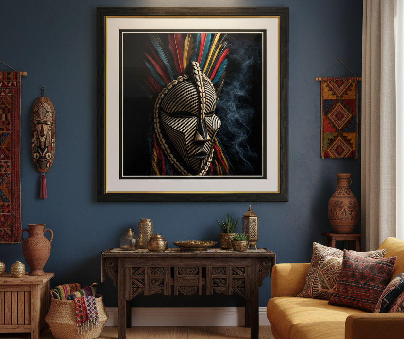 Mystic Spirit Tribal Mask Digital