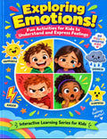 Printable Feelings & Emotions Activity Worksheets for Kids | 20 Interactive SEL Activity Pages(Digital PDF)