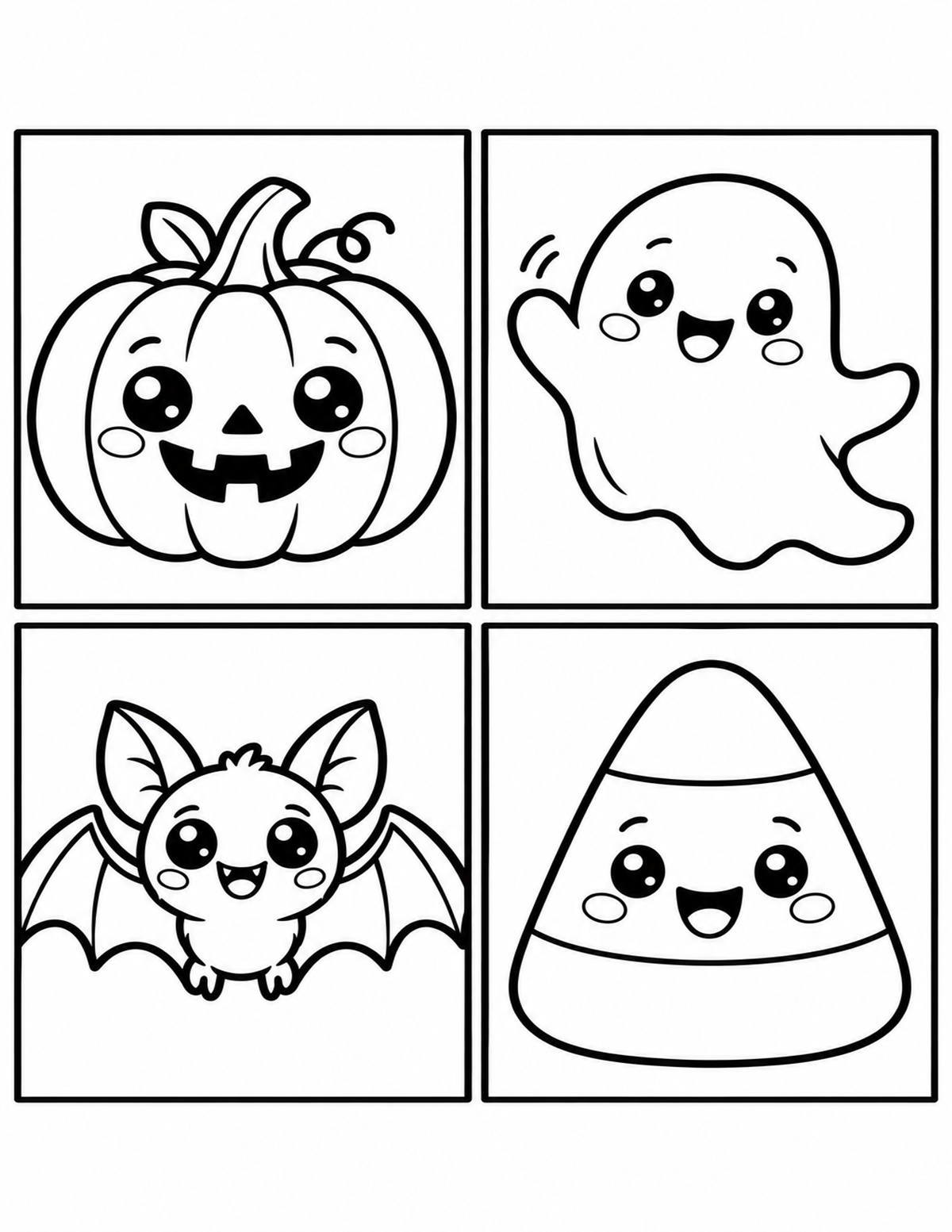 Build Your Own Halloween Mini Coloring Book for Kids | Cut, Glue & Color Activity | 20 Printable Pages | Fine Motor Skills | Instant Digital Download