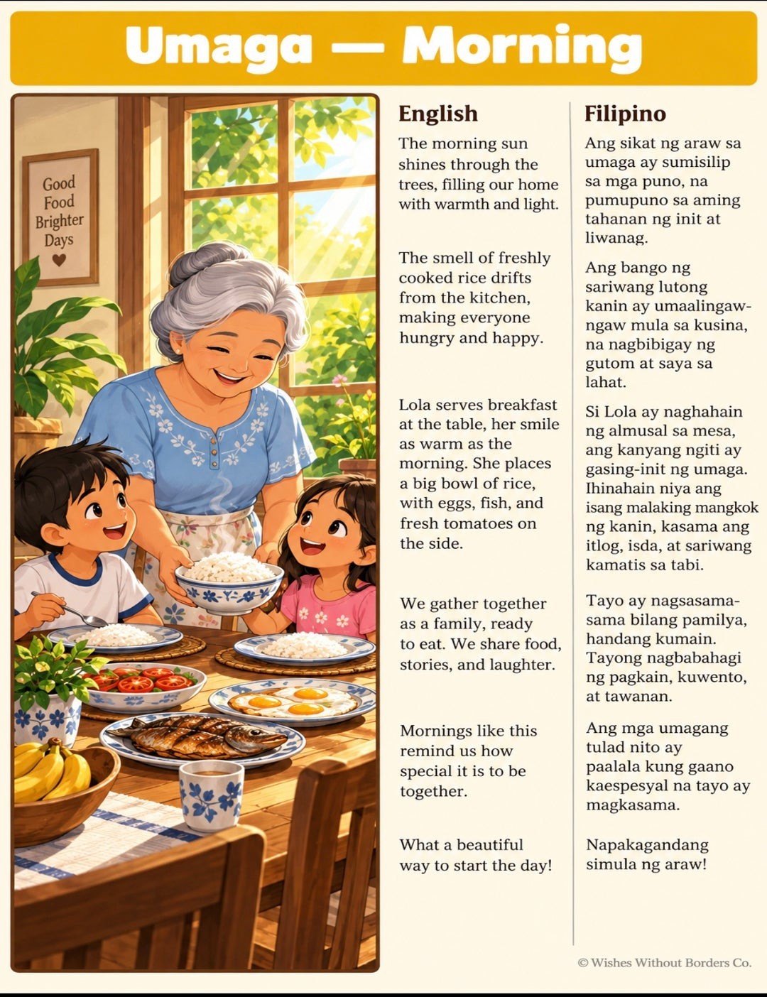 A Day in the Philippines – Bilingual English / Filipino Children's Book