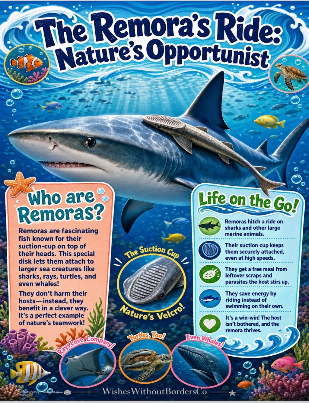 10 Animals That Clean the Ocean Printable Poster Set | Educational Marine Life Classroom Decor | Homeschool Science