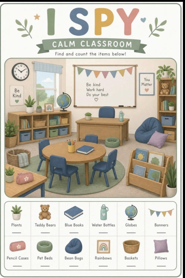 Printable I Spy Family Activity Pages for Kids | 11-Page Search & Find Bundle | Digital Download