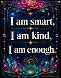 Vibrant Affirmation Printable Poster for Confidence & Positivity