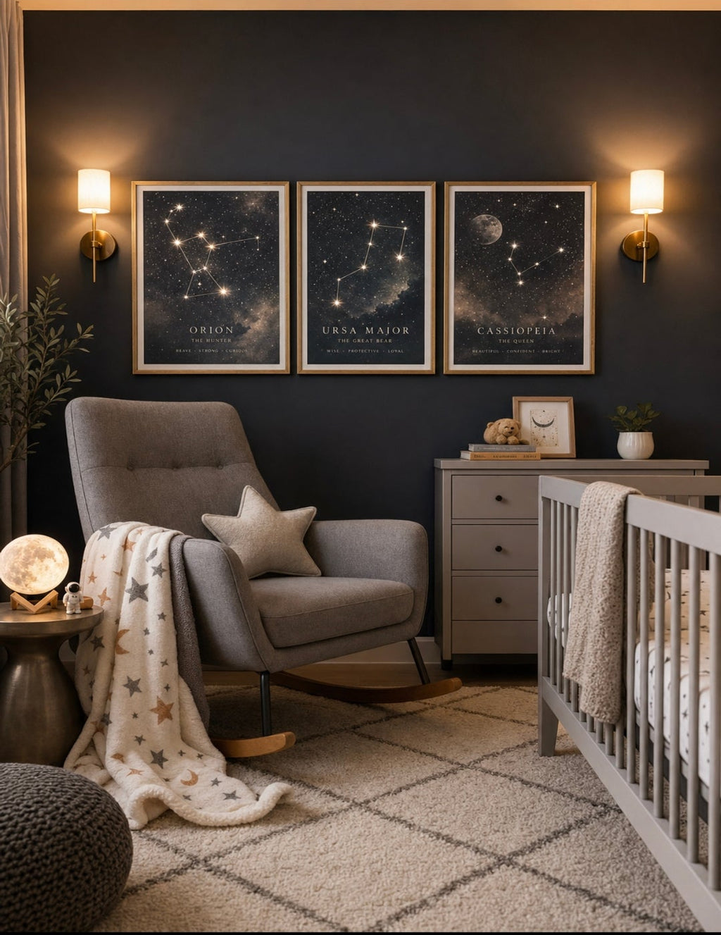 Ursa Major Constellation Poster | The Great Bear | Star Map Wall Art | Astronomy Classroom Decor | Digital Download