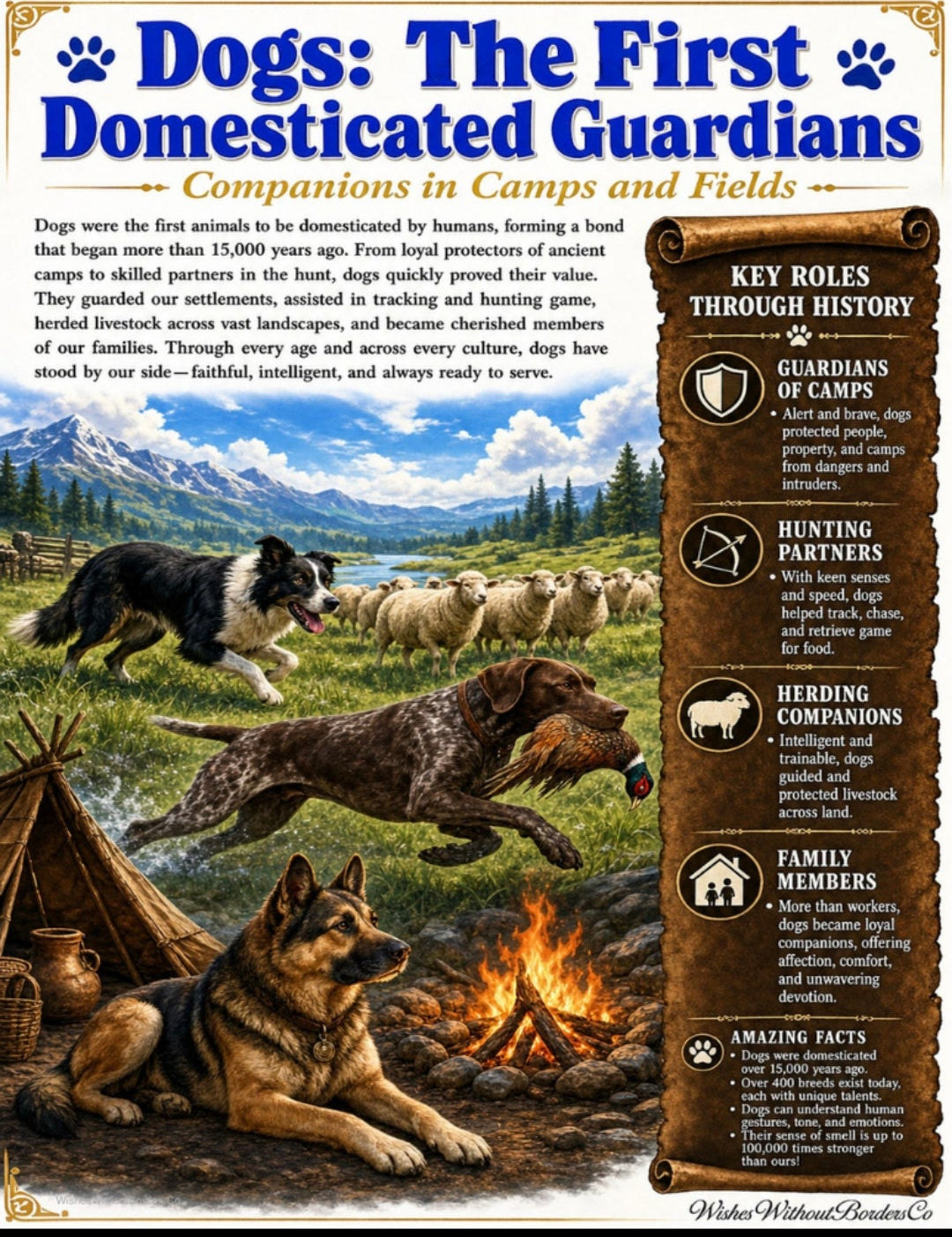 15 Animals That Changed History – Educational Posters (15 Pages + Cover, PDF + PNG)