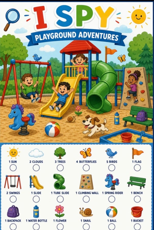 Printable I Spy Family Activity Pages for Kids | 11-Page Search & Find Bundle | Digital Download