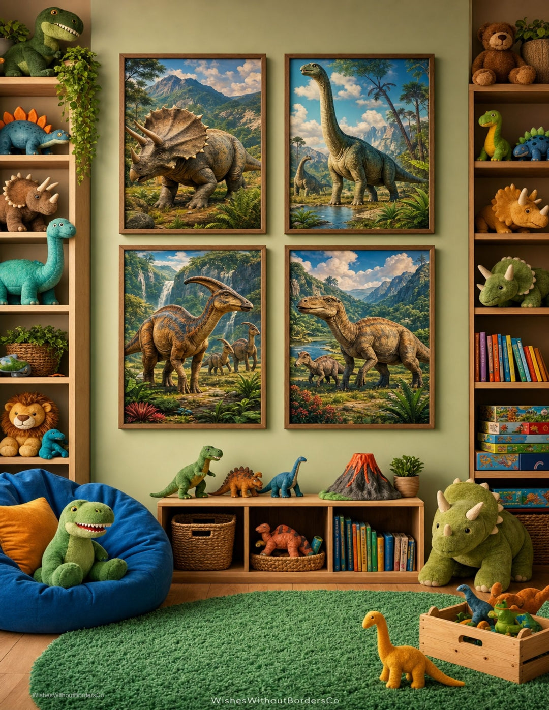 10 Dinosaurs That Could Fly (or Glide) | Educational Poster Set for Kids