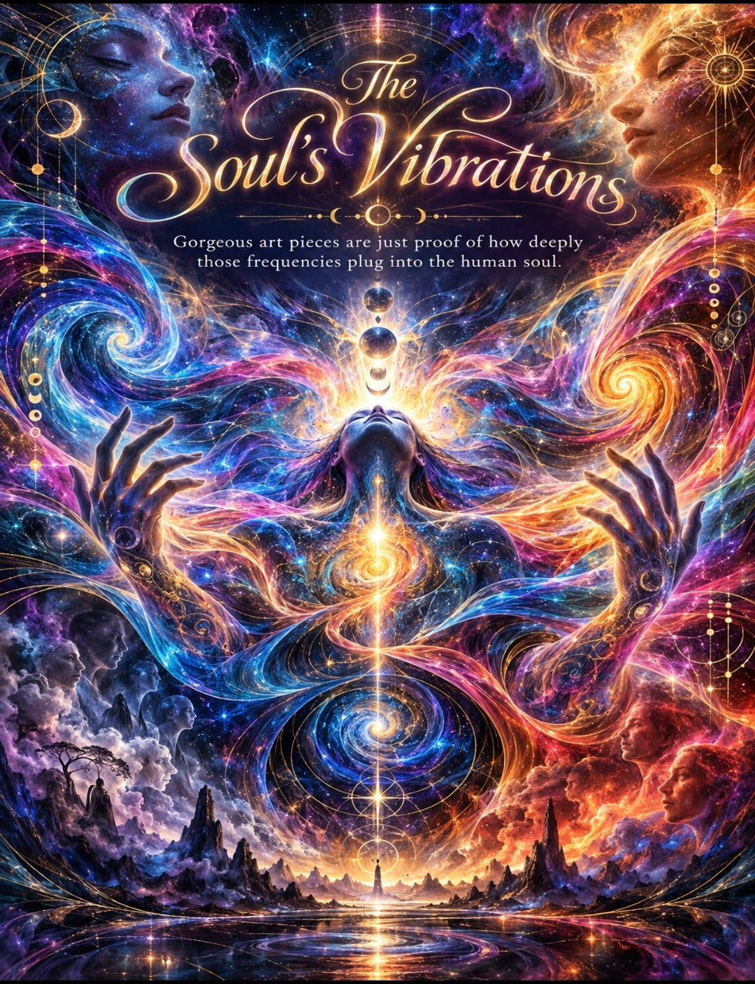 Frequencies of the Soul — 10 Music Wall Art Prints | Instant Digital Download Bundle