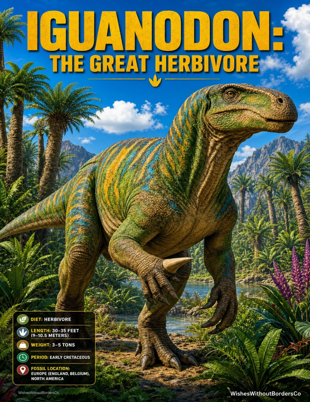 10 Prehistoric Animals That Aren't Dinosaurs | Educational Poster Set for Kids