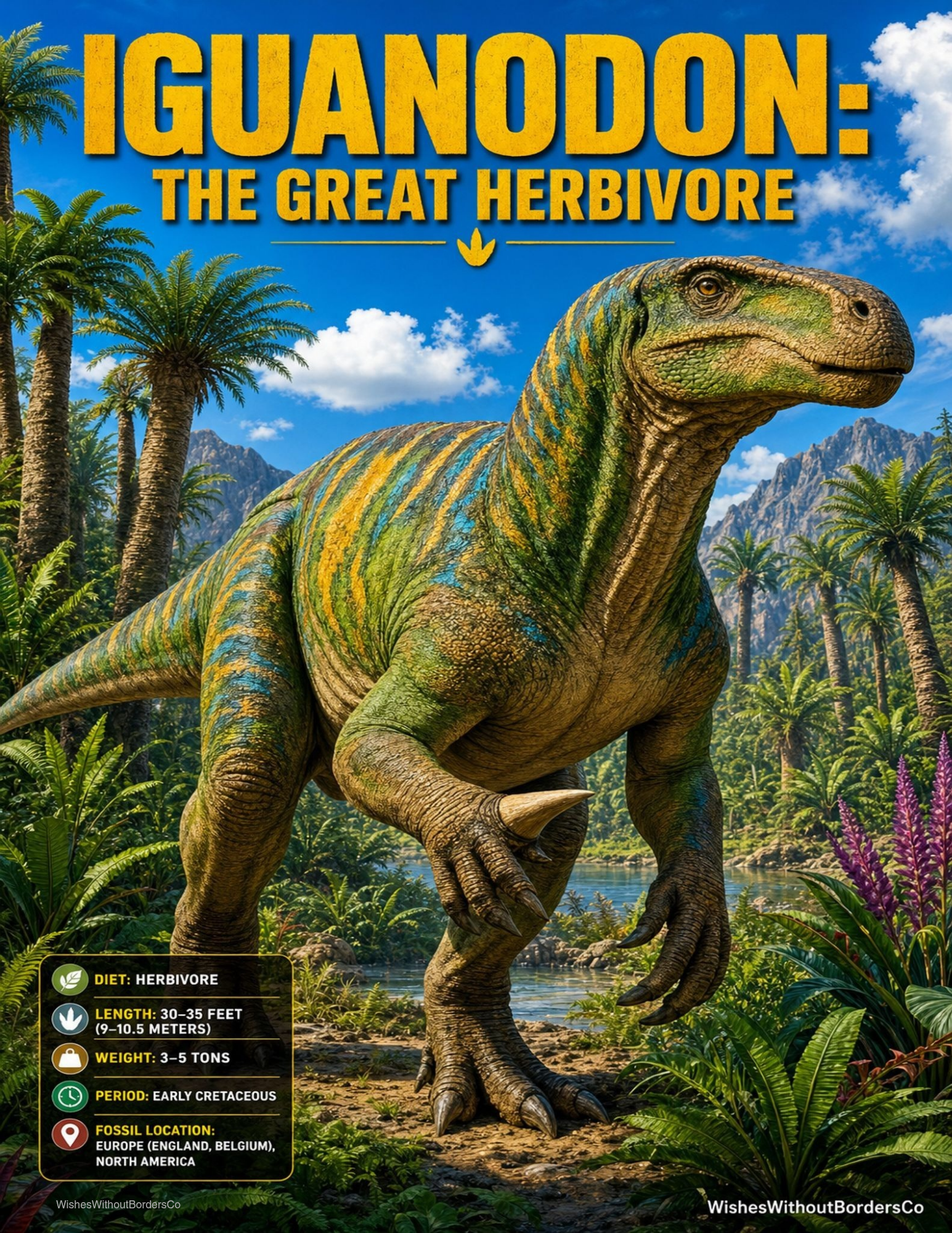 10 Prehistoric Animals That Aren't Dinosaurs | Educational Poster Set for Kids