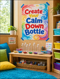 DIY Calm Down Bottle Printable for Kids — Mindfulness Sensory Activity Poster | Classroom & Home Decor | Instant Digital Download
