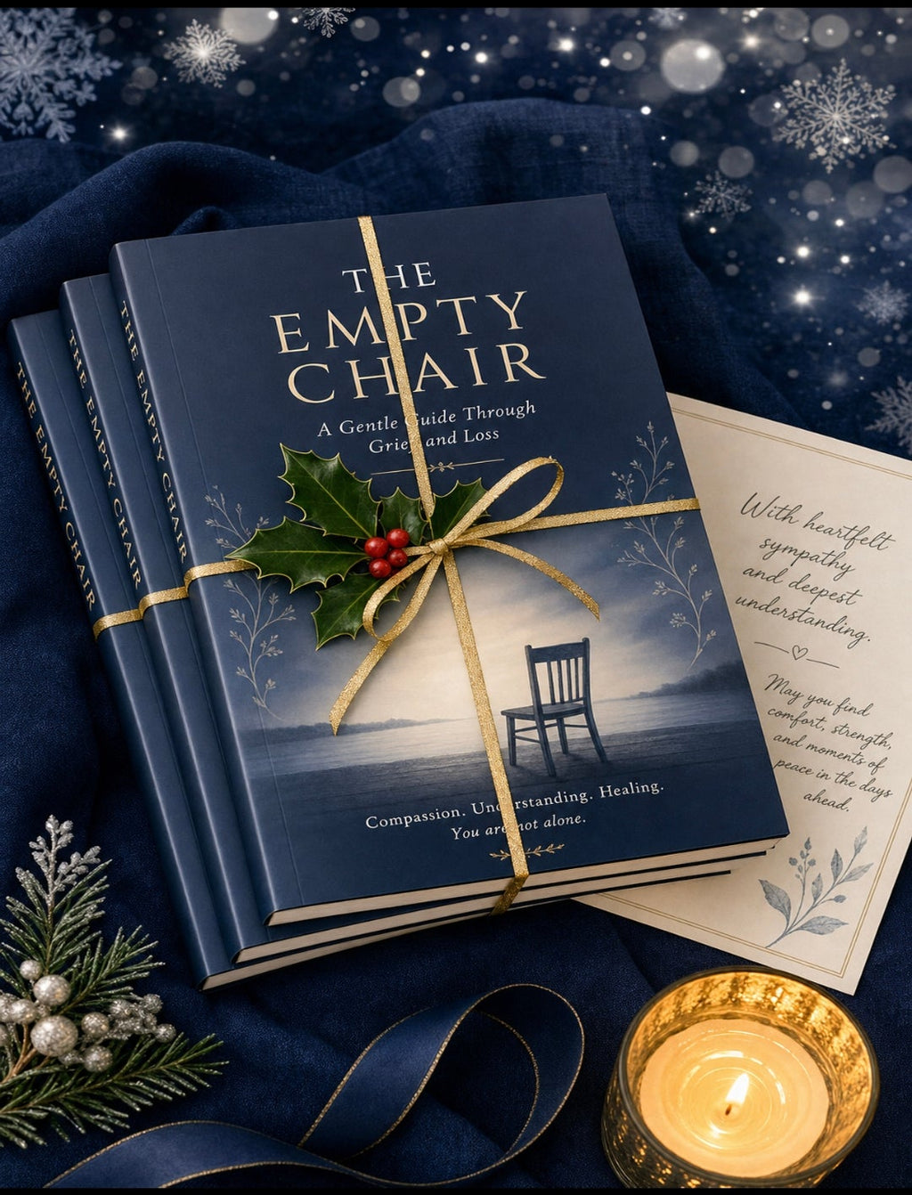The Empty Chair: A Holiday Survival Guide for Grief | Printable Workbook & Journal | Christmas Thanksgiving New Years Bereavement Support | Loss Memorial Coping Tool