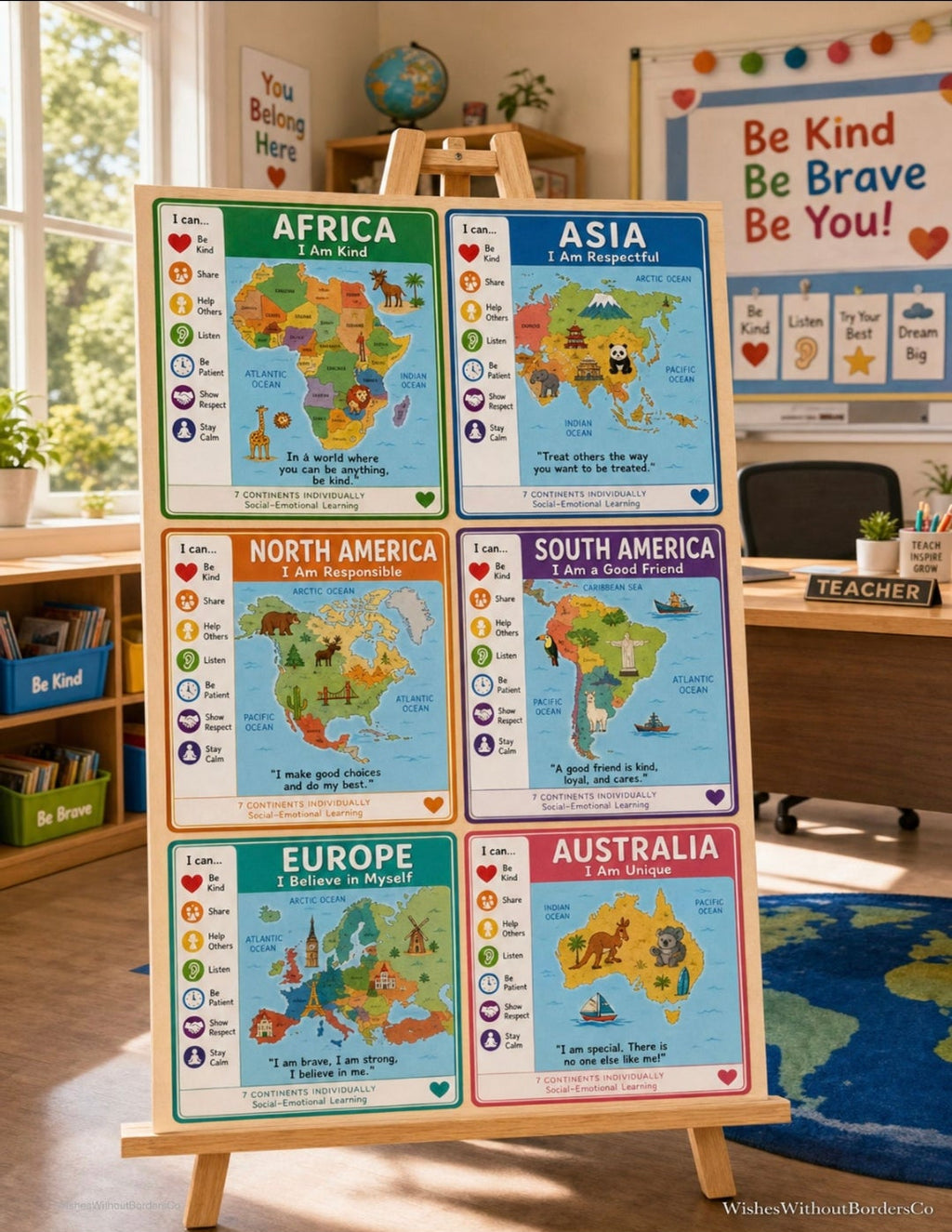 Exploring the 7 Continents: A Social and Emotional Learning (SEL) Journey