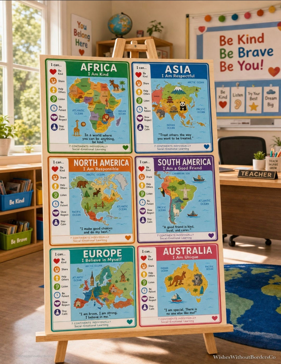 Exploring the 7 Continents: A Social and Emotional Learning (SEL) Journey