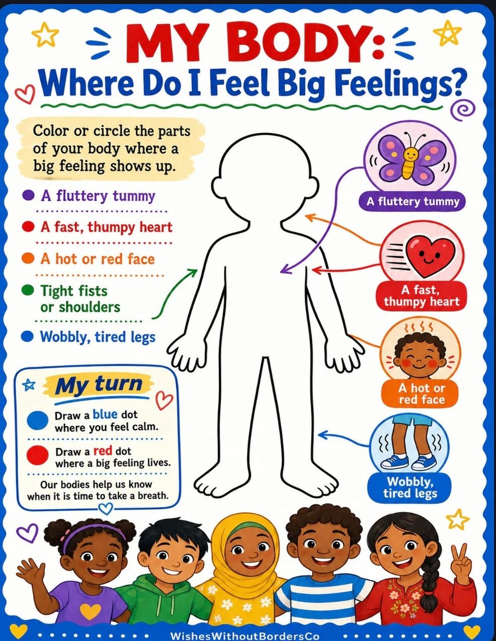 Calm Around the World | 15-Page SEL Breathing & Mindfulness Kit | Multicultural Calm Corner Printables