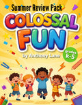 Summer Review Workbook Grade 1st-2nd cover — multicultural printable activities