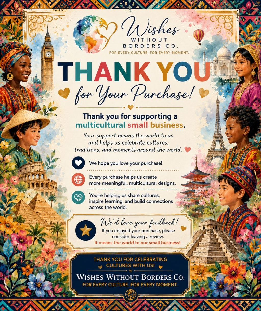 Thank You For Supporting a Multicultural Small Business
