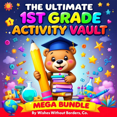 The Ultimate 1st Grade Activity Vault | 41-Page Educational Bundle