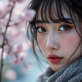 Ethereal Blue-Eyed Beauty