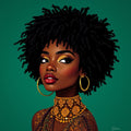 Bohemian Minimalist Boho Portrait Print